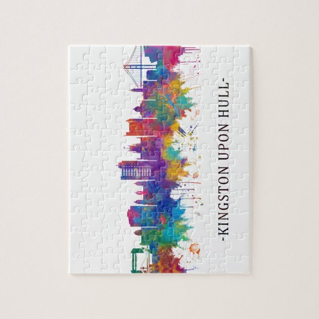 Kingston on Hull England Skyline Pussel (Vertikal)