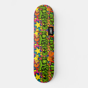 KINGSTON SYLT SKATEBOARD/ JMT MINI SKATEBOARD BRÄDA 18,5 CM