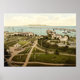 Kingstown - Dunlaoghaire, 1800-talet Ireland Poster