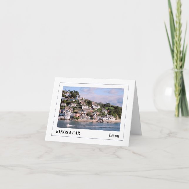 Kingswear Devon Kort (Framsida)