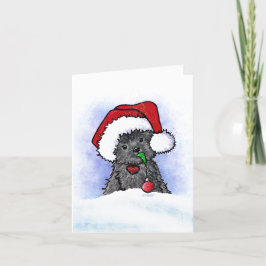 KiniArt Affenpinscher jul Helgkort