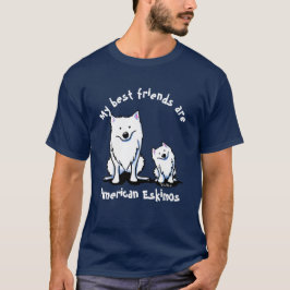 KiniArt American Eskimo Friends T Shirt
