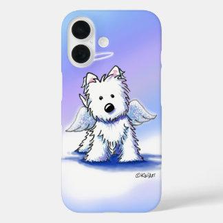 KiniArt Angel Westie iphone case