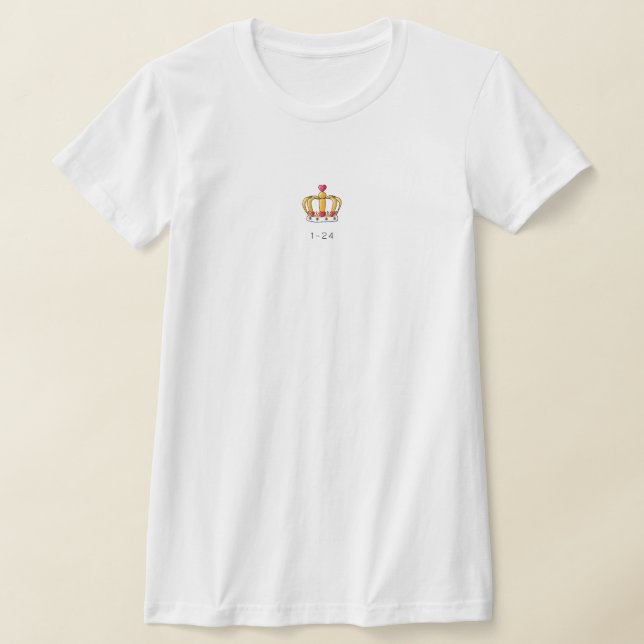 KiniArt Anpassningsbar Queen T-Shirt (Laydown)