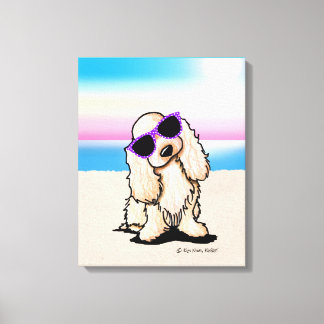 KiniArt ASCOB Cocker Spain Hund Beach Canvastryck