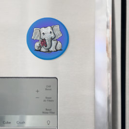 KiniArt Baby Elefant Magnet
