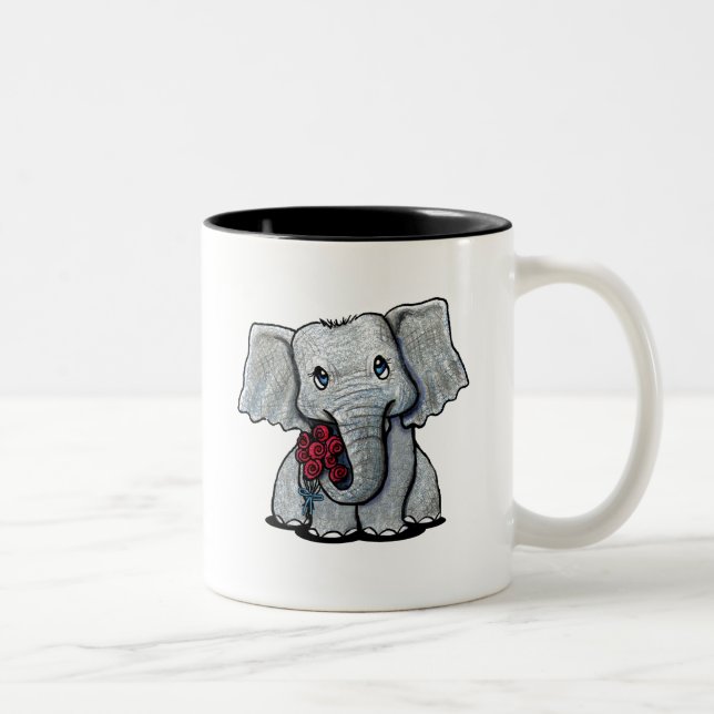 KiniArt Baby Elephant Mugg (Höger)