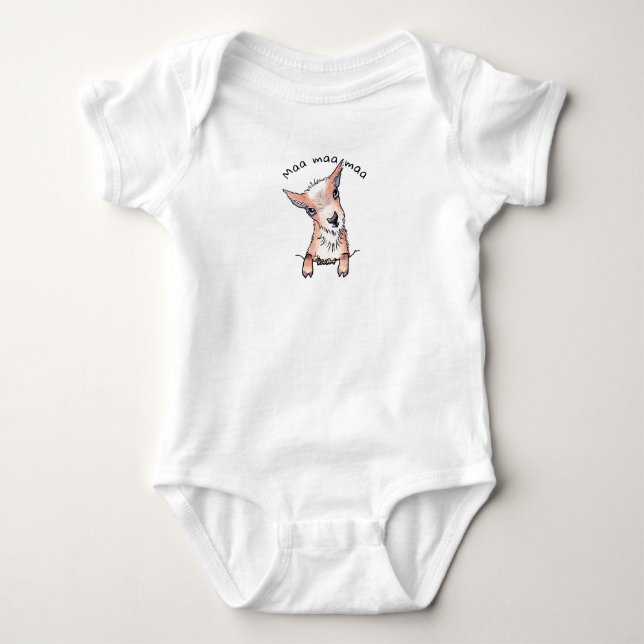 KiniArt Baby Goat T-shirt (Framsida)