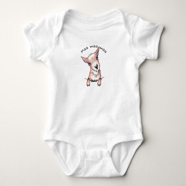 KiniArt Baby Goat Tee (Framsida)
