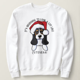 KiniArt Basset Hound-jultröja T Shirt