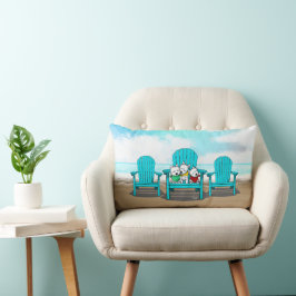 KiniArt Beach Westies Lumbarkudde