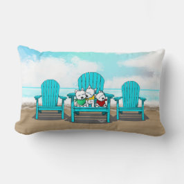 KiniArt Beach Westies Lumbarkudde