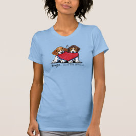KiniArt Beagle Duo T Shirt