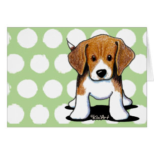 KiniArt Beagle-Valp OBS Kort