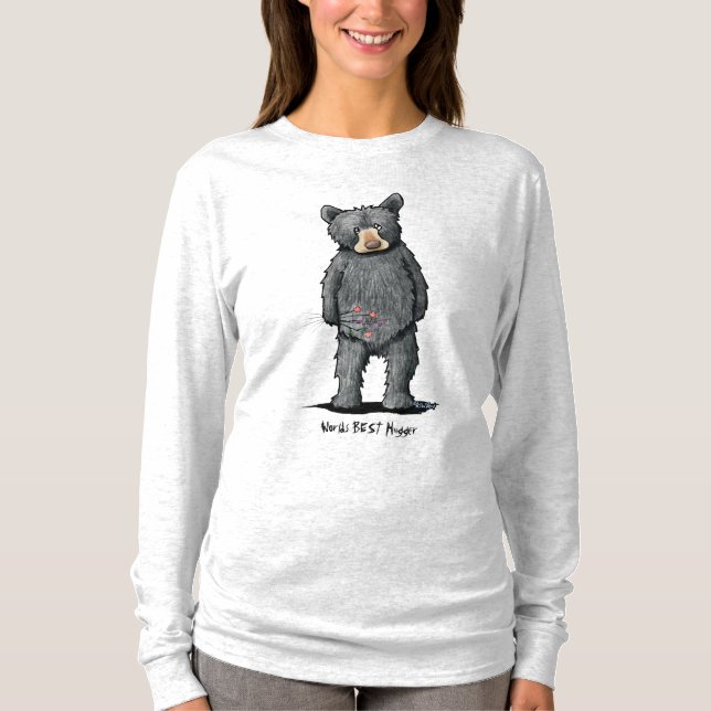 KiniArt Bear Kramare T Shirt (Framsida)