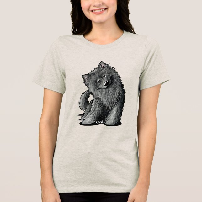KiniArt Belgium Sheepdog T-Shirt (Framsida)