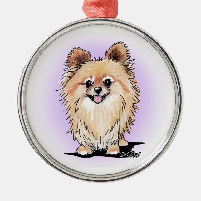 KiniArt Bella Pom Julgransprydnad Metall (Framsidan)