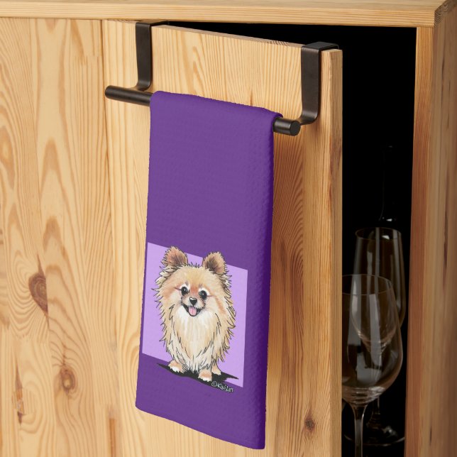 KiniArt Bella Pom Kökshandduk (Thirds Fold)