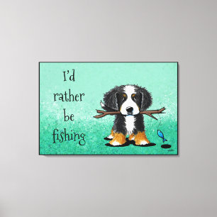 KiniArt Berner Sennenhund Canvastryck