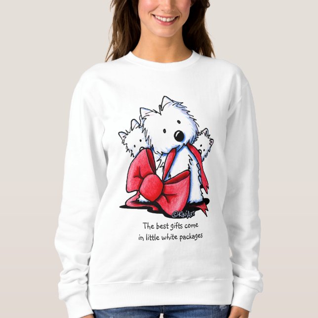 KiniArt Best Gifts Westies T Shirt (Framsida)