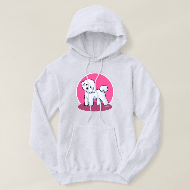 KiniArt Bichon Frise Hoodie (Design framsida)