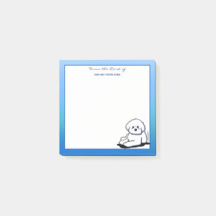 KiniArt Bichon Frise Post-it Notes Block