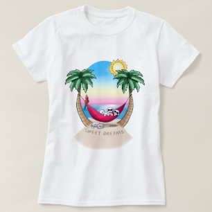 KiniArt Bichon Frise Tropical Roligt T Shirt