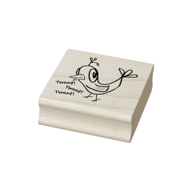 KiniArt Bird Rubber Frimärke Stämpel (Stämpel)
