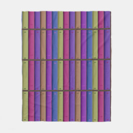 KiniArt BOK ÄLSKARE Fleecefilt