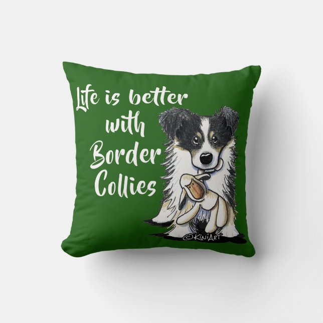 KiniArt Border Collies Kudde (Framsida)
