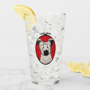 KiniArt Briard Glass Glaskopp