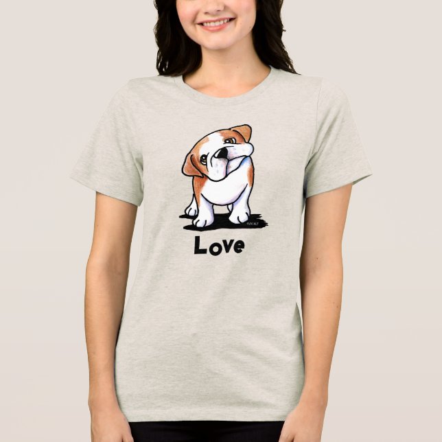 KiniArt Bulldogg T Shirt (Framsida)