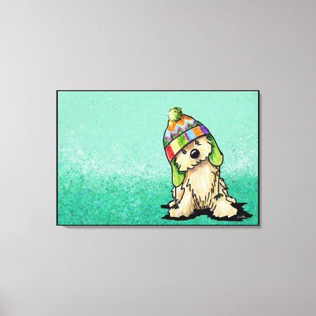 KiniArt Cairn Terrier Art Canvastryck (Framsida)