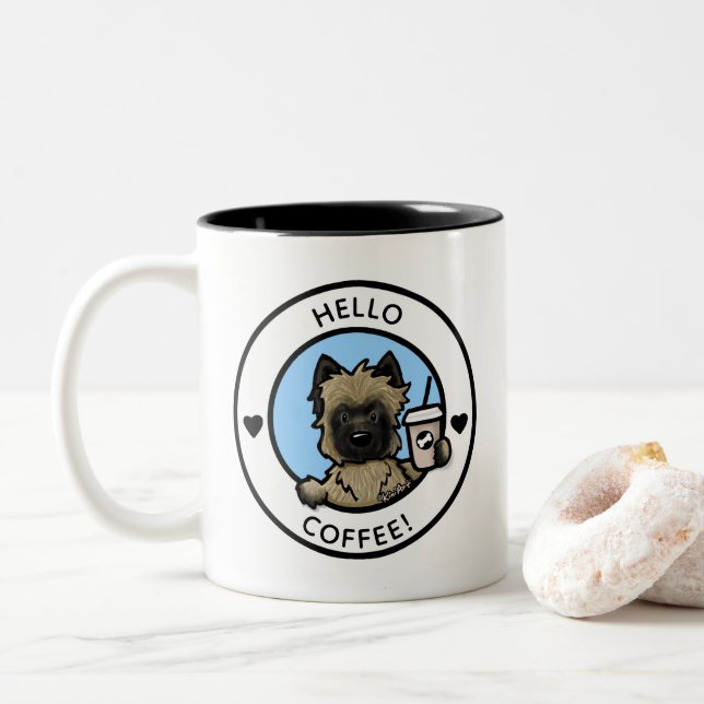 KiniArt Cairn Terrier Coffee Mugg (Med munk)