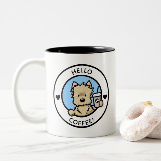 KiniArt Cairn Terrier Coffee Mugg (Med munk)