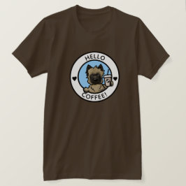KiniArt Cairn Terrier Coffee T-Shirt