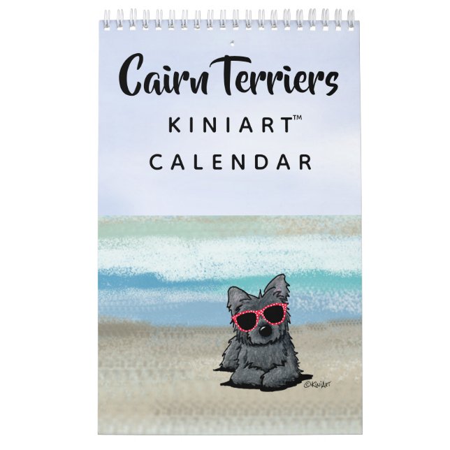 KiniArt Cairn Terrier Small Calendar Kalender (Omslag)