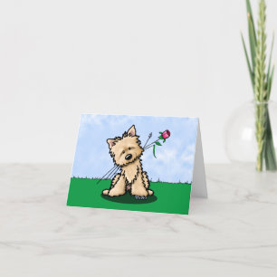 KiniArt Cairn Terrier - tackkort