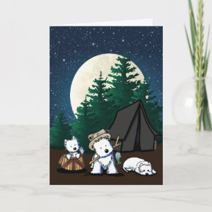 KiniArt Camping Westies Kort