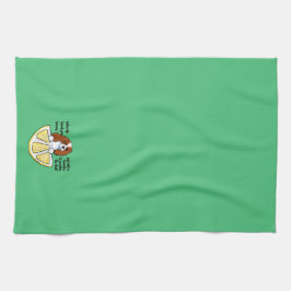 KiniArt Cavalier Life Lemons Kitchen Towel Kökshandduk