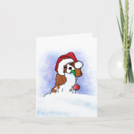 KiniArt Cavalier Spaniel Julkort Helgkort