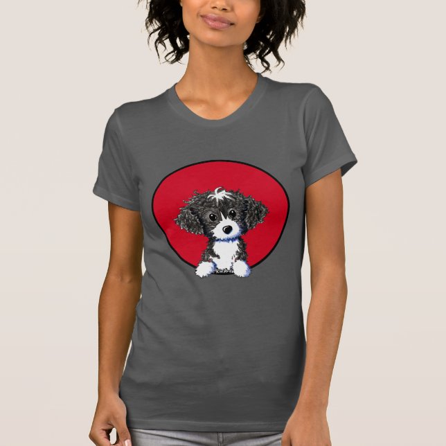 KiniArt Cockapoo T Shirt (Framsida)