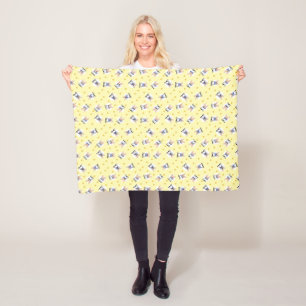 KiniArt Corgi Puppies Blanket Fleecefilt