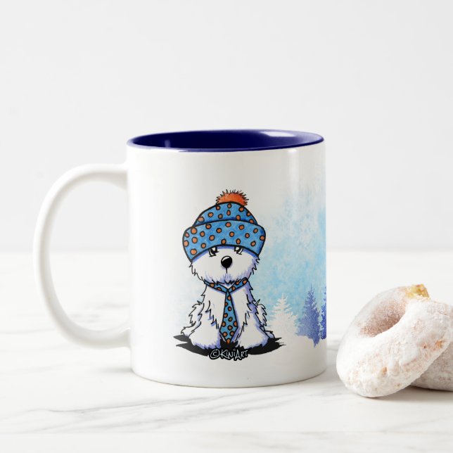 KiniArt Coton de Tulear Winter Mugg (Med munk)
