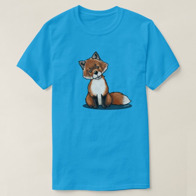 KiniArt Cute Fox T-Shirt (Design framsida)