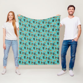 KiniArt Cutieface Cairn Fleece Blanket