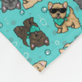 KiniArt Cutieface Cairns Fleecefilt