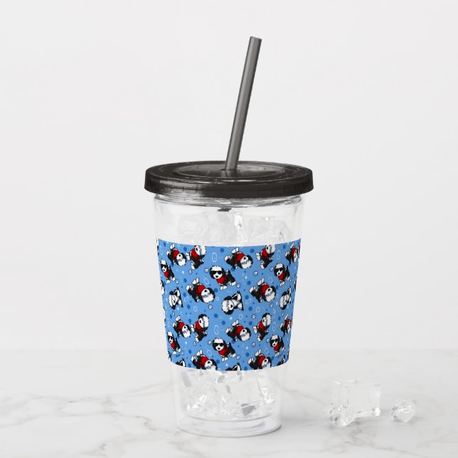 KiniArt Cutieface Havanese Acrylic Tumbler Take Away Mugg (Baksida Ice)
