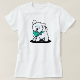 KiniArt Cutieface Westie T Shirt
