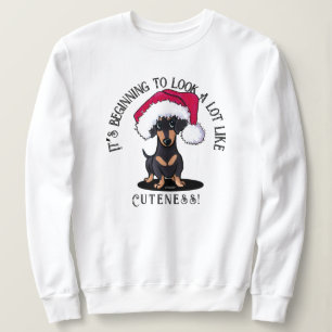 KiniArt Dachshund Jultröja T Shirt